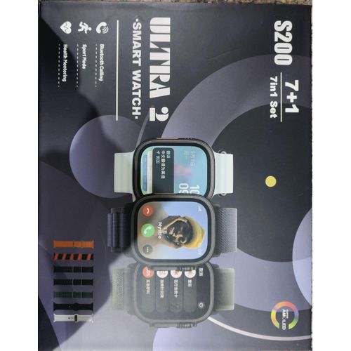 S200 ultra2 smart watch-black