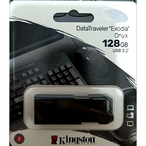 Kingston فلاش ميموري كينجستون 128 جيجابايت إكسوديا أونيكس USB 3.2