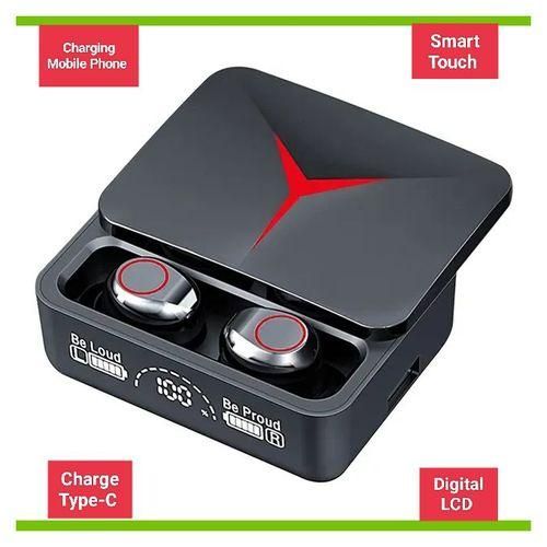 m90 سماعات أيربودز لاسلكية بلوتوث مع بنك طاقة