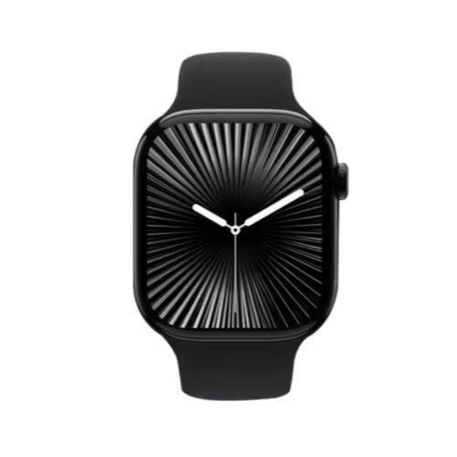 ساعة ذكية رياضية متعددة الوظائف W&amp;O X10S - 46 ملم - سوبر أموليد - سوداء