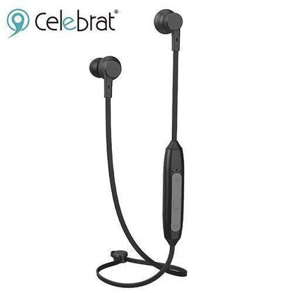 سماعات أذن رياضية لاسلكية مغناطيسية Celebrat A20 - أسود