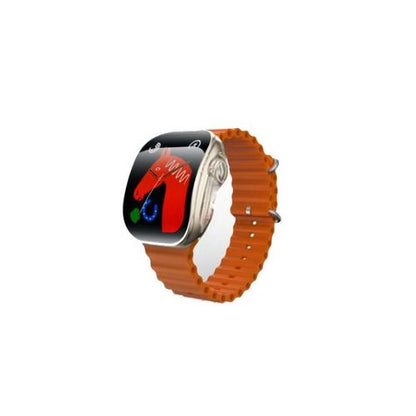 ساعة W&O X10 Ultra 3 الذكية باللون البرتقالي