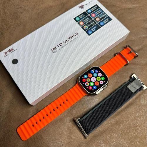 HK (HK10 ULTRA3) Smartwatch – 2.02" AMOLED Display, G-Sensor, 1GB ROM, AI -orange