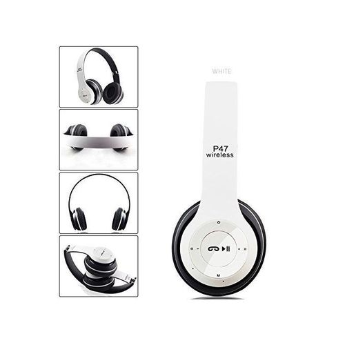 p47 headphones-white
