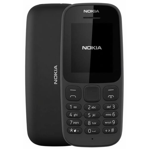 هاتف نوكيا 105  ثنائي الشريحة 4 جي اللون الاسود