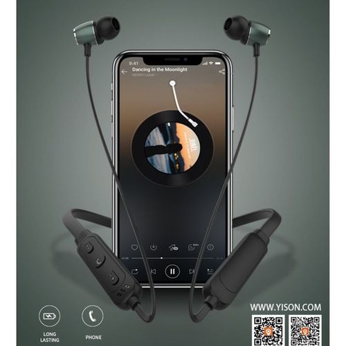 Celebrat سماعات الرأس اللاسلكية المغناطيسية الأصلية Celebrat A22 - سعة بطارية عالية لمدة 8 ساعات - ستيريو 360 درجة