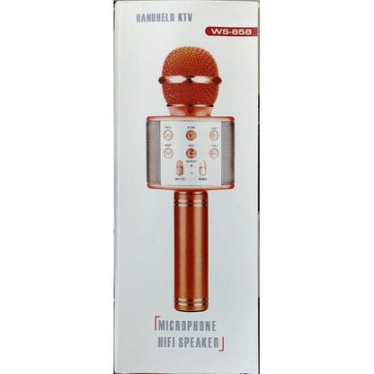 WS ميكروفون بلوتوث WS WS-858 - وردي