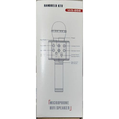 WS ميكروفون بلوتوث WS WS-858 - وردي