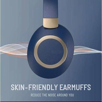 سماعة بلوتوث لاسلكية SODO SD-1104 الإصدار الخامس مع ميكروفون عالي الجودة، تدعم بطاقة SD، عازلة للضوضاء، قابلة للطي، بتصميم أنيق وألوان جذابة (أزرق).