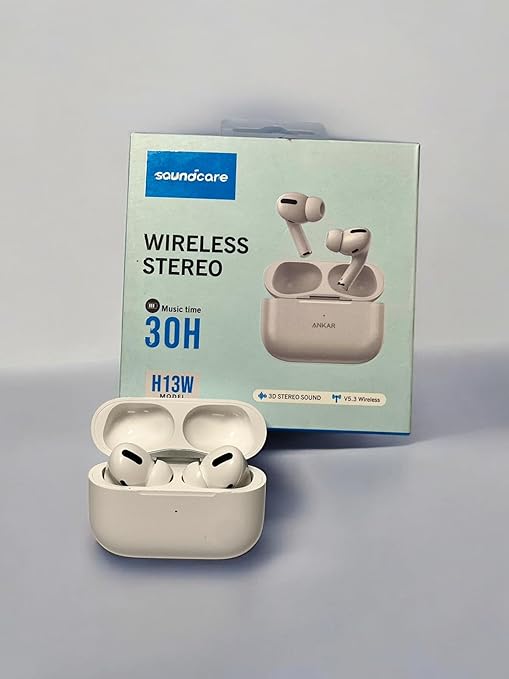 سماعة لاسلكية H13W بتقنية ترو وايرليس مع مكبر صوت داخلي 10 ملم وبلوتوث 5.3