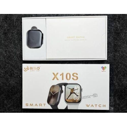 ساعة ذكية رياضية متعددة الوظائف W&amp;O X10S - 46 ملم - سوبر أموليد - سوداء