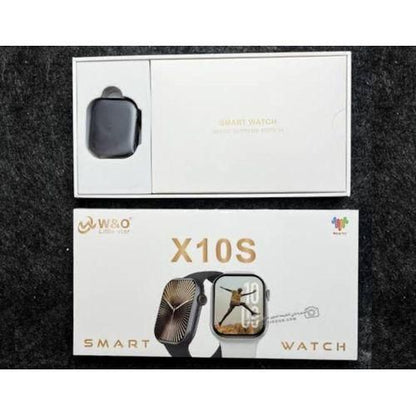 ساعة ذكية رياضية متعددة الوظائف W&amp;O X10S - 46 ملم - سوبر أموليد - سوداء